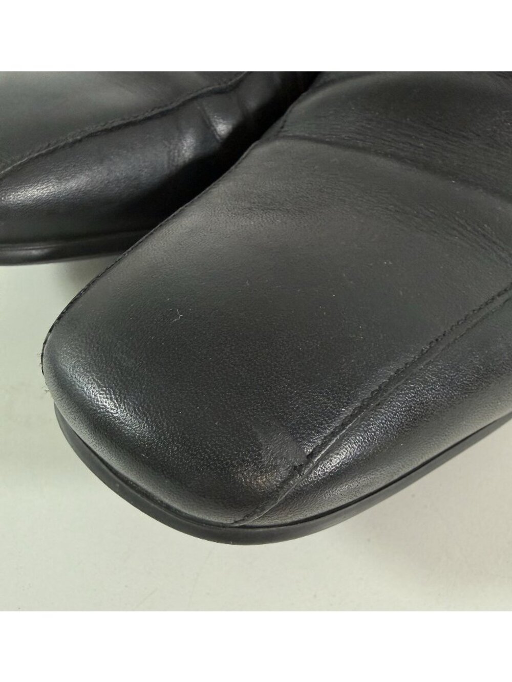Gucci Mens Leather Slip On Monk Strap Loafers Size 8 D Buckle Black 170337 - Picture 11 of 15